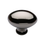 M Marcus Heritage Brass Oval Design Wardrobe Knob 38mm 